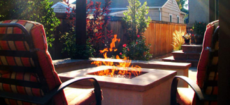 Southglenn Sprinkler Repair techs installed firepit